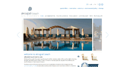 Desktop Screenshot of akrogiali-hotel.gr